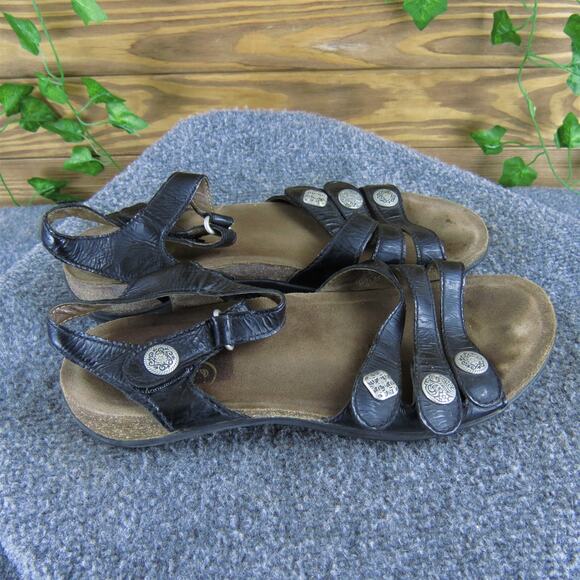 Dansko Women's Jess Ankle Strap Black‎ Patent Leather Sz 39 Medium Used 2025 - Picture 3 of 7